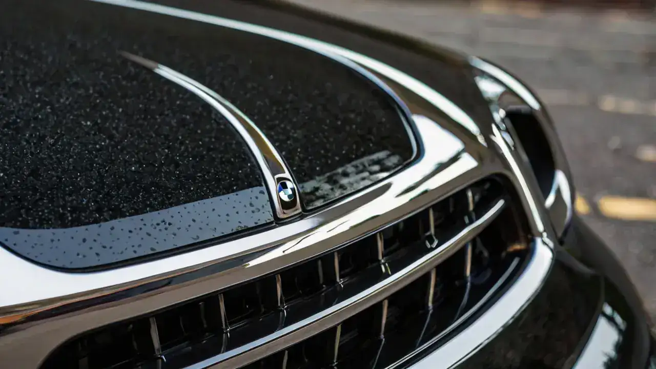 Ceramic coating hydrophobic effect