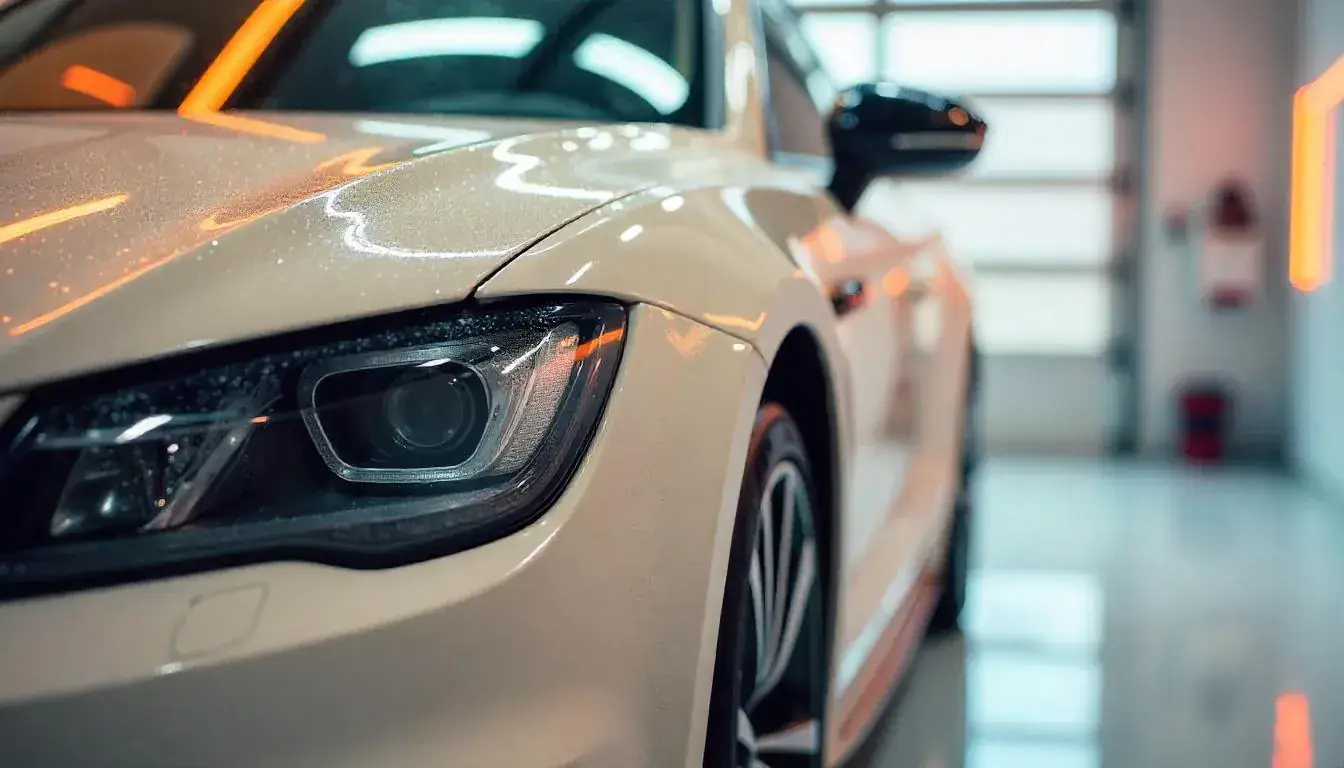 Premium ceramic coating installation