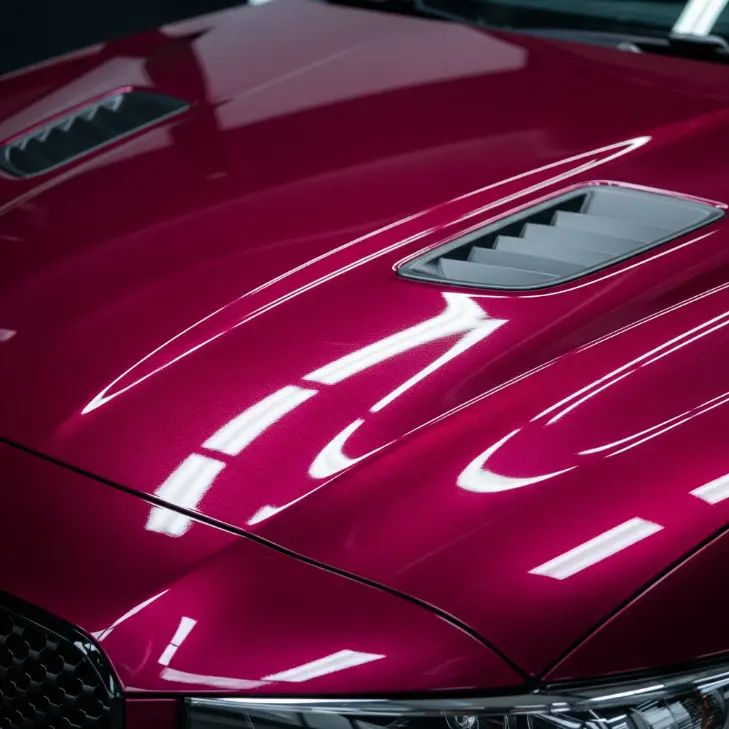 Gloss vinyl wrap finish