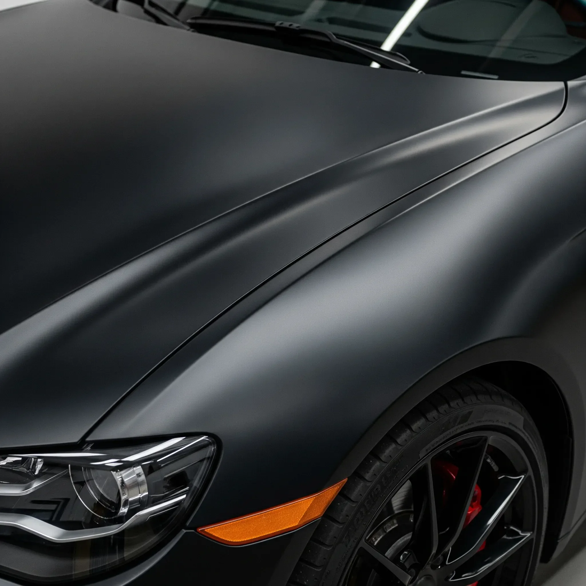 Matte vinyl wrap finish